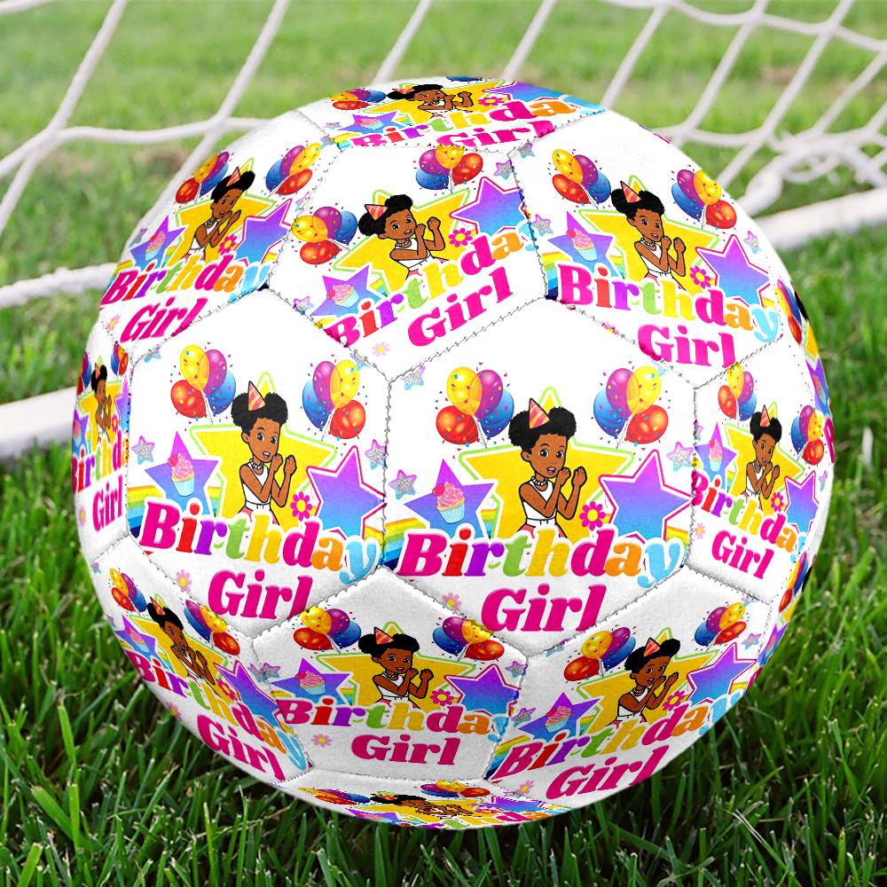 Gracie's Corner Theme Size 5 Soccer Ball, Suitable for Both Indoor and Outdoor Matches, a Gift Suitable for Everyone.