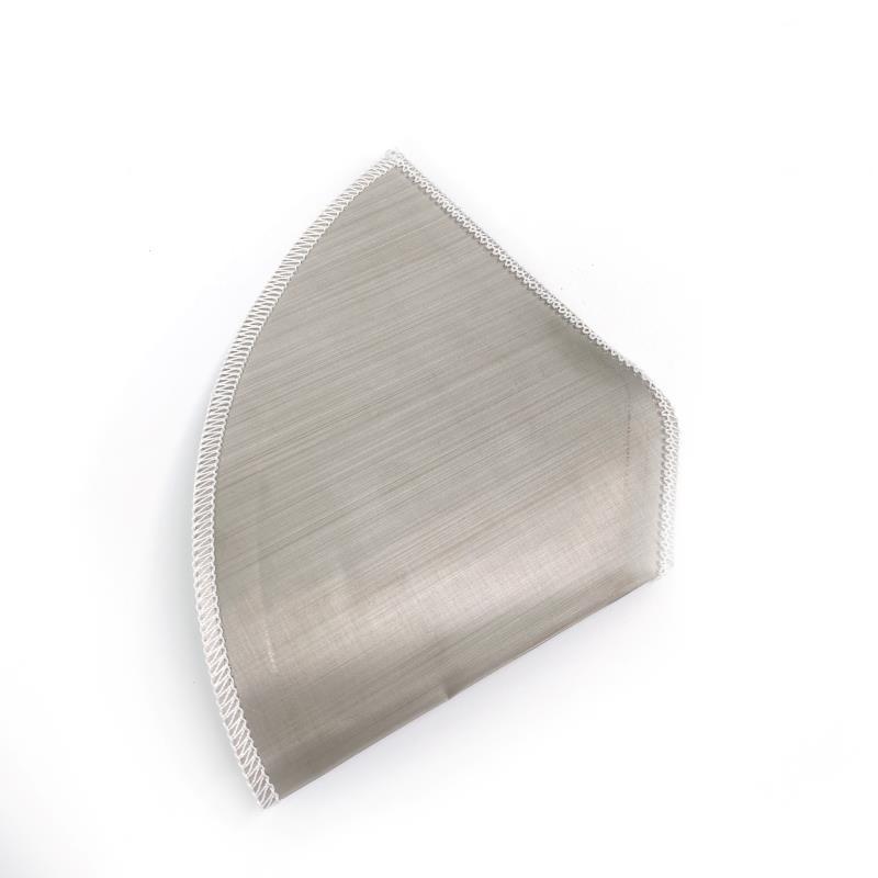 V60 Trapezoidal Coffee Filter Paper & Reusable 304 Stainless Steel Coffee Filter Bag