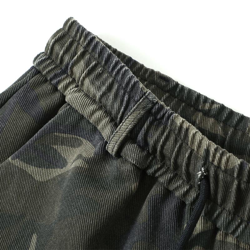 Plus Size 4XL-10XL Autumn Oversize Camouflage Cargo Pants for Men Clothes Casual Elastic Waist Long Trousers