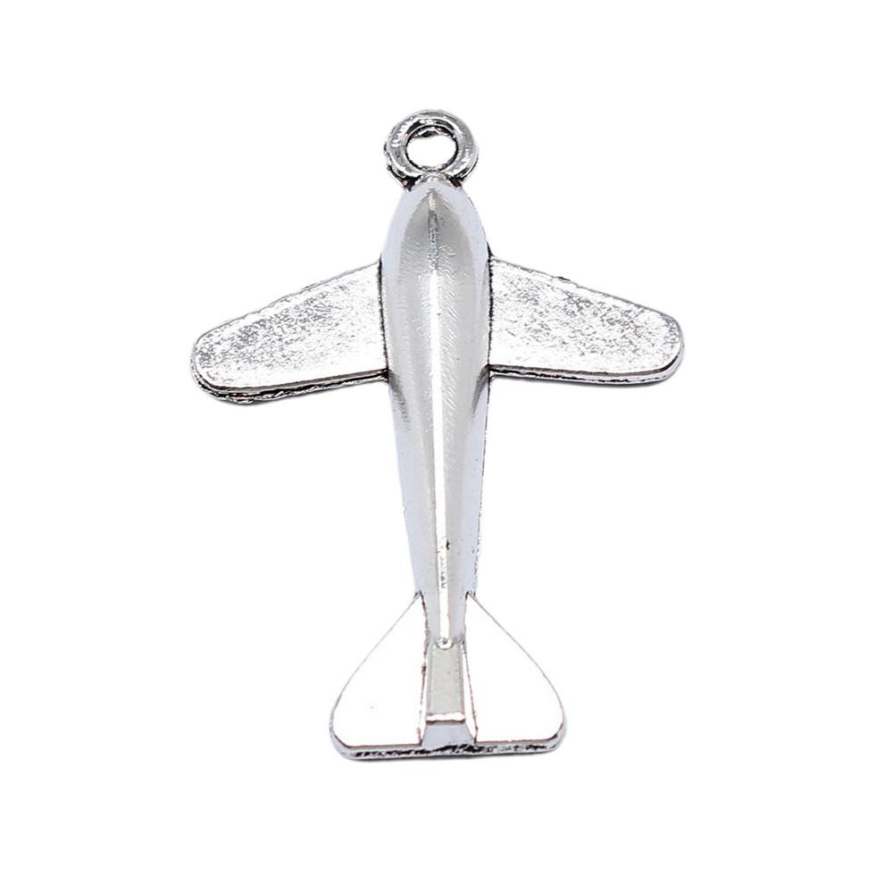 Airplane Charms Multi Color Alloy Car Pendants For Travel Themed Jewelry