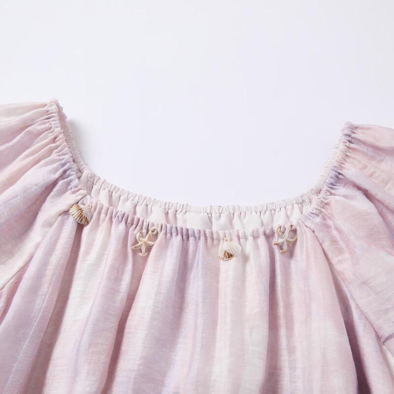 Elegant French Puff Sleeve Mid-Length Dress
