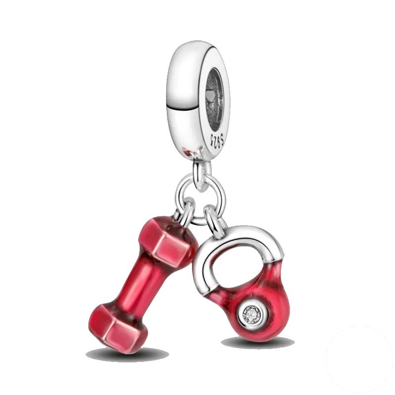 Charm Fit Originální náramky Měď Roztomilé zvířátko Sova Kočky Mořská želva Korálky Dámský přívěsek Korálky Výroba šperků
