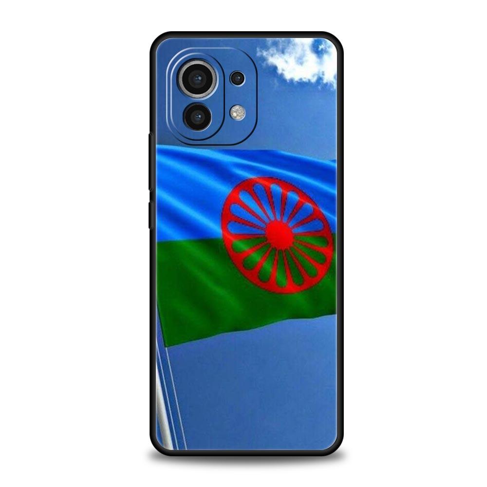Phone Case For Xiaomi Mi 15 14 13 12 11 Lite 14T 13T 12T 11T Pro Poco X6 X5 X3 Pro F6 F5 F4 Gypsy Flag Sinti&Romanies Cover