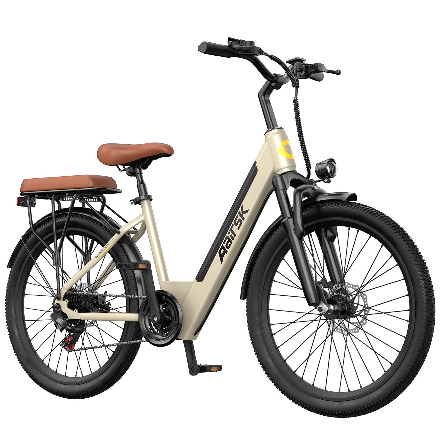 Elektrisches Fahrrad für Erwachsene Aairsk S600 250W 36V 13AH Akku 26 Zoll Intelligenter Akku ist mit BMS-Schutzchip ausgestattet