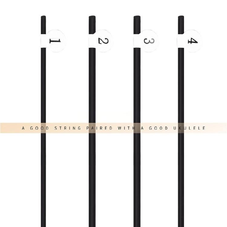 4 Strings Ukulele Strings Accessory for 21/23/26 Inch Ukulele Part Replacement