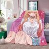 Anime M-My Dress-Up Darling Throw Lightweight 240g Flannel Blanket Soft Skin-friendly for Summer Cooling