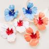 Gradient Drip Oil Floral Stud Earrings - Sweet and Fresh Bohemian Style
