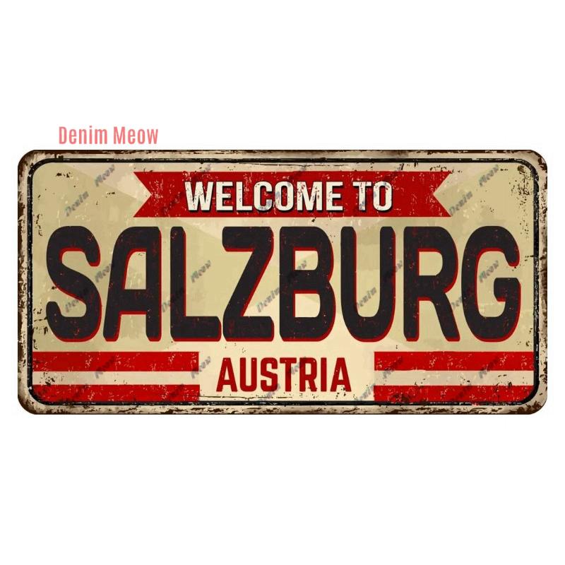 Vintage USA Metal Plates, Retro California 15x30cm Plaque, Florida Metal Tin Sign Poster, Bar, Garage, Gifts, Room Decor WY289