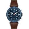 Allure Blue Dial Brown Leather Men's Quartz Watch 1513921