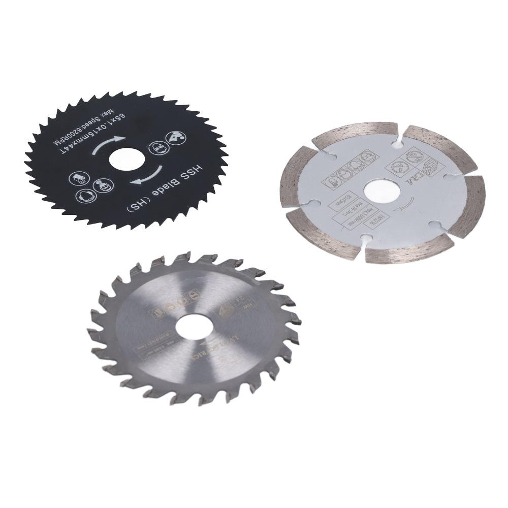 4pcs 3-3/8 Inch Diameter Mini Circular Saw Blade Circular Saw Blade Set  For Wood Plastic