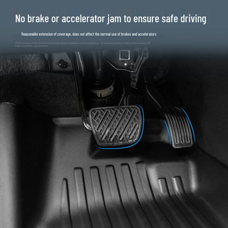 Custom All-TPE Floor, Trunk, and Seat Back Mats for 24 Nissan Land Cruiser Models