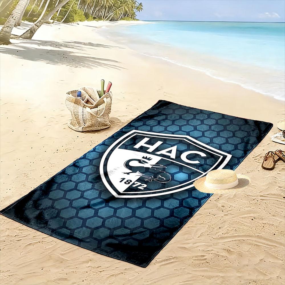 HAC Logo Hexagon Pattern Towel A must-have beach towel for beach travel