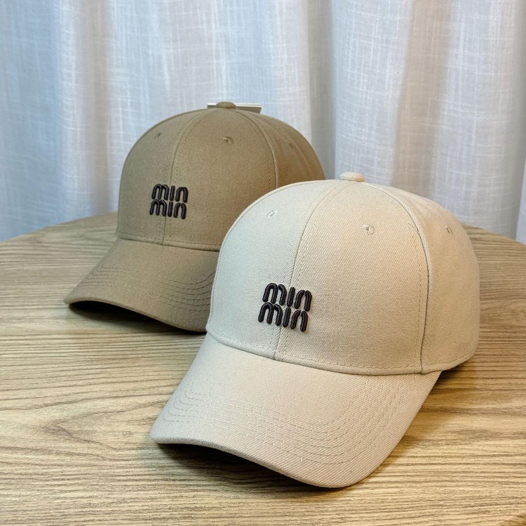 Autumn and Winter Baseball Cap Korean Version Embroidered Fashionable Casual Hard Top Versatile Face Showing Small Trendy Brand Peaked Cap for Women