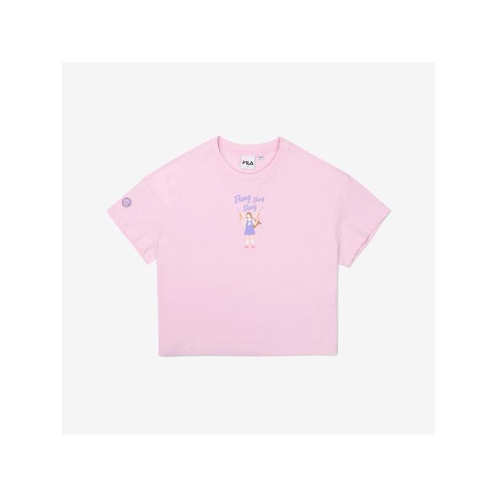 

[fila Kids] Футболка Summer Play Overfit Fk2rsf2g03x Lpk q0zFk2rsf2g03xLpk Lightpink/110