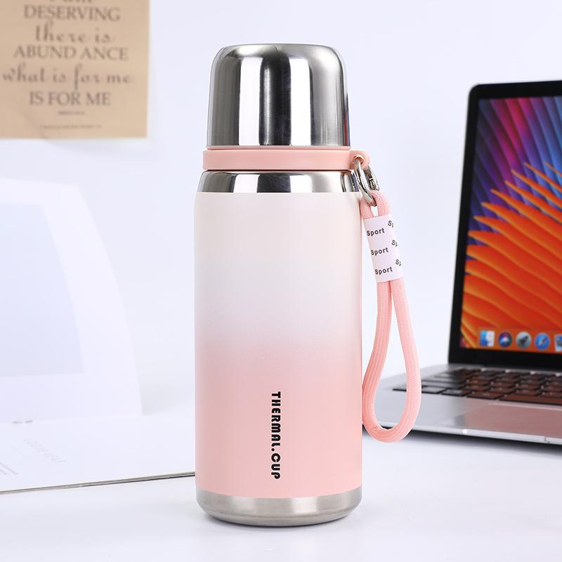 Stainless Steel Insulated Cup Tea Separation Tea Cup Outdoor Portable Mountaineering Travel Water Cup