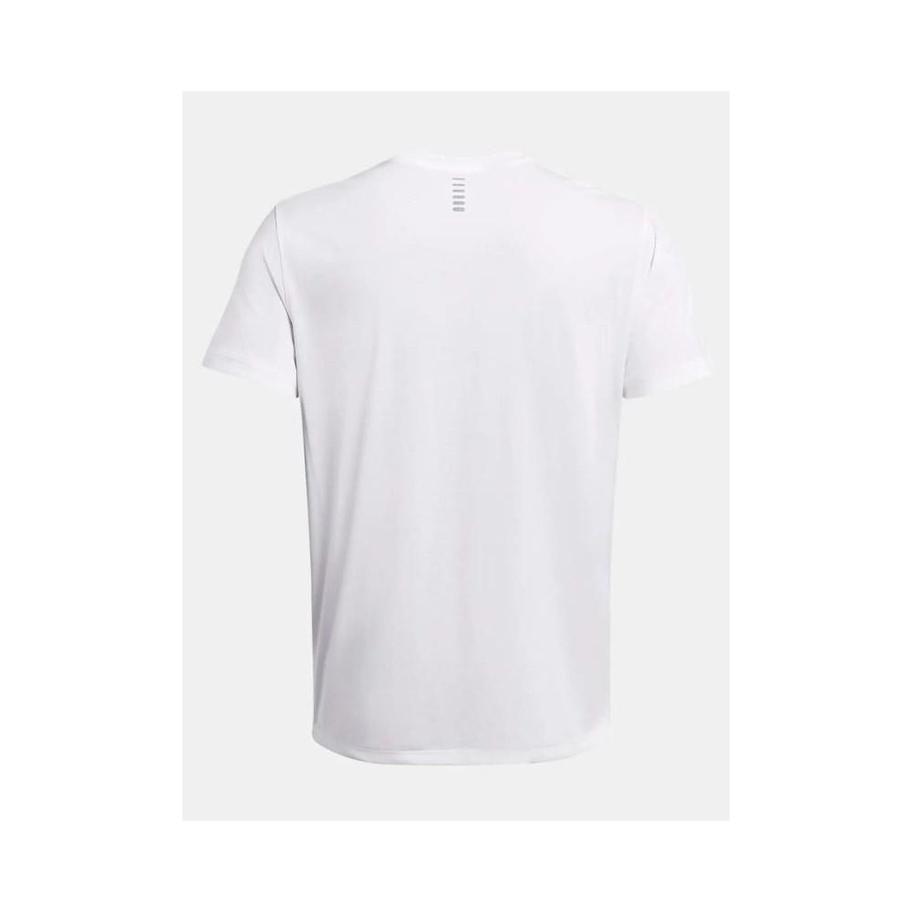 Under Armour Launch Short Sleeve T-shirt Elastic White