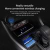 A03E-Car For Qi Wireless Charger Fast Charging Phone Holder Pad For Toyota Rav4 Car Modification Interior