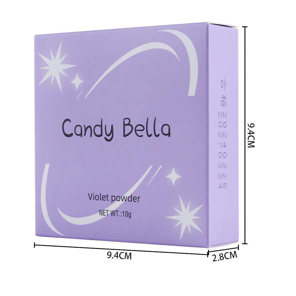Candy Bella Violet Cream To Powder Oil-control Long Lasting Contouring Powder Full Coverage Matte Compact Foundation