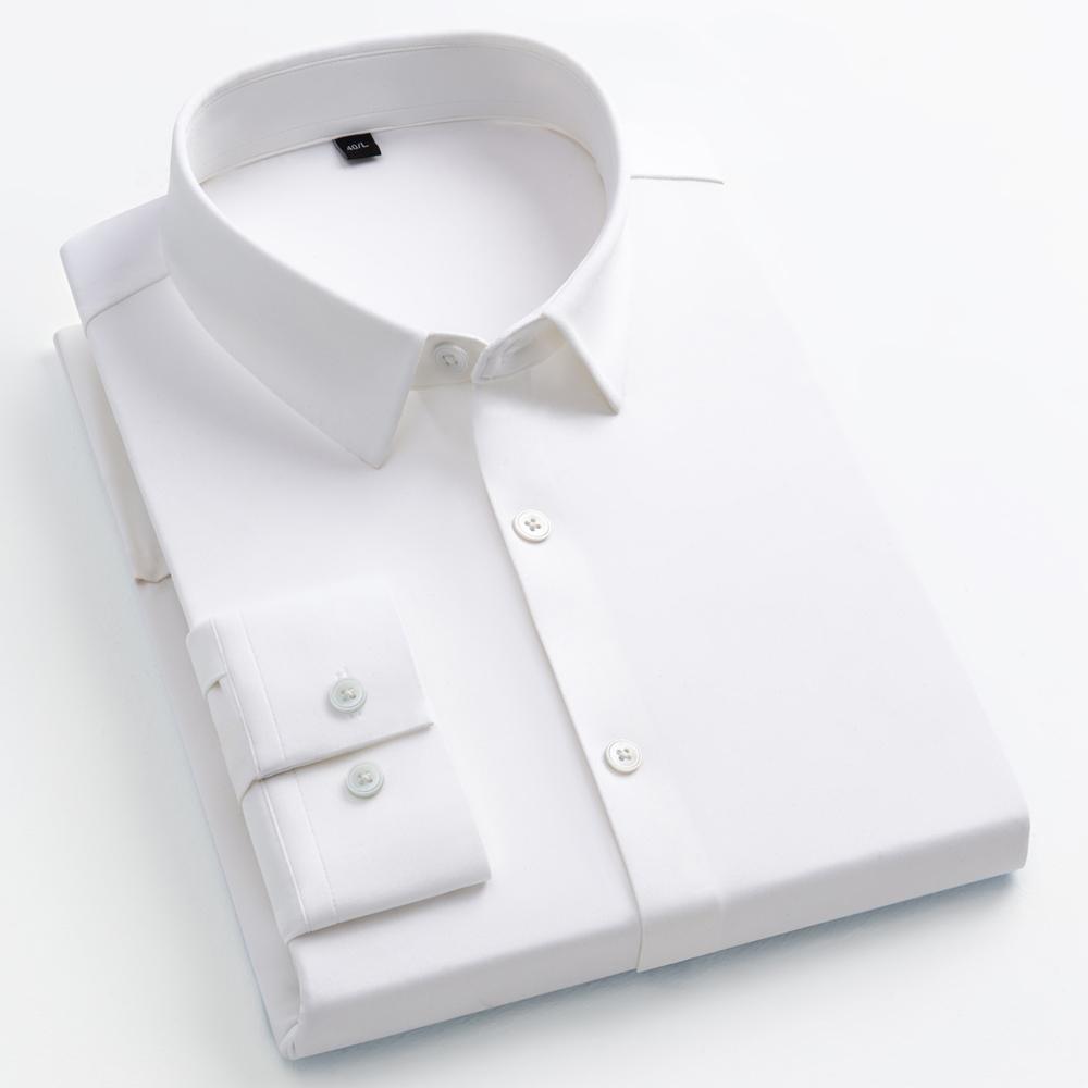 Men's Long Sleeve Wrinkle Free Dress Shirt Wrinkle Free Moisture Wicking 4-Way Stretch Super Soft Casual Button Down Shirts