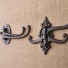 QX2E Quick Install Cast Iron Adjustable Wall Hook For Multifunction Use Home And Office Easy Assembly