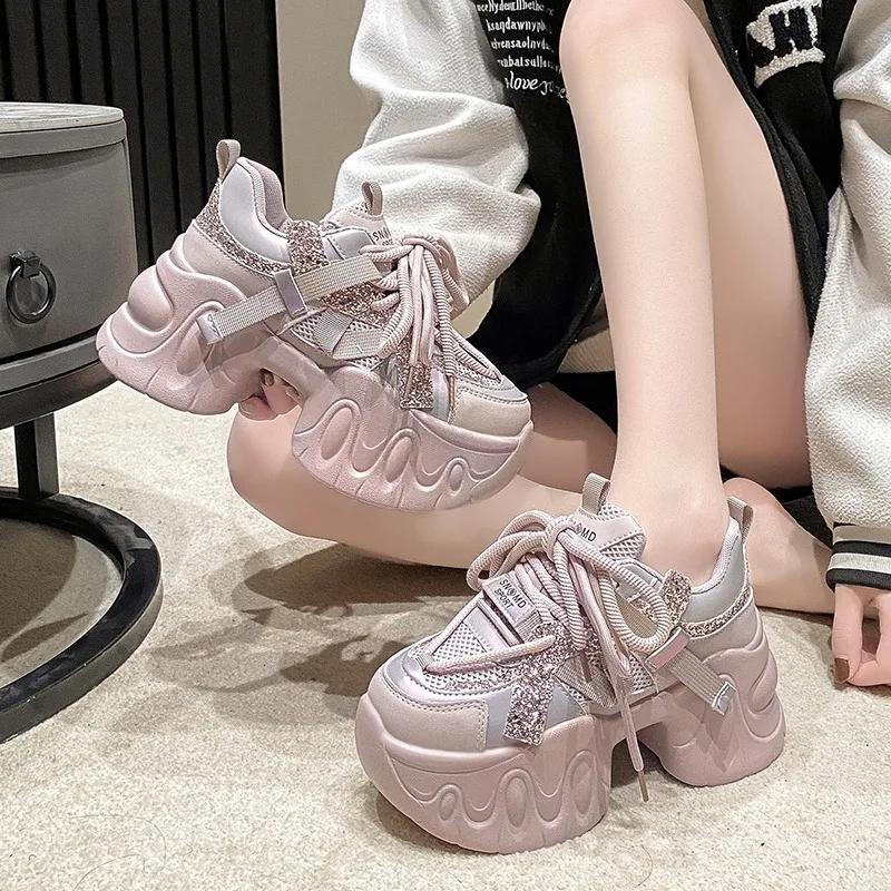 Platform Sneakers Sport Shoes For Girl With Price Buy Pink