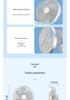 USB Rechargeable Desktop Oscillating Mini Fan for Dorm or Office
