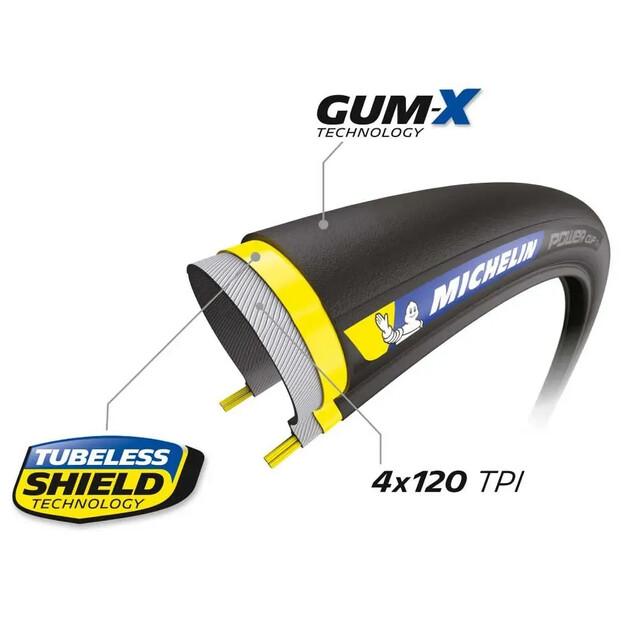 Дорожная шина Michelin Power Cup Tubeless 700C x 25