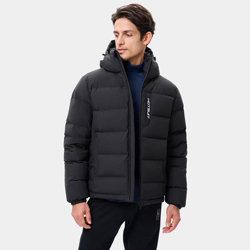 HOTSUIT Men's Hooded Short Down Jacket