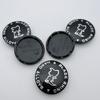 4pcs 56MM Black Rhino Logo Emblem Car Wheel Center Caps Car Accessories for Wheels Hubcaps Auto Hub Centre Cover Replace