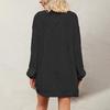 Winter Wind New Temu Hot-selling V-neck Twist Long-sleeved Loose Casual Sweater Jacket