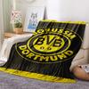1pz Coperta in Flanella con Stampa di Dortmund, Alta qualità Confortevole per Tutte le Stagioni, Decorazione per la Casa, Calore e Comfort, Perfetta per Regali di Natale28