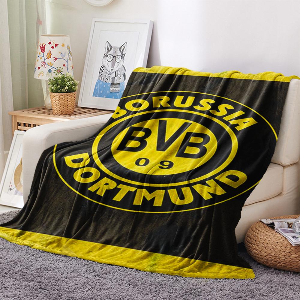 1pz Coperta in Flanella con Stampa di Dortmund, Alta qualità Confortevole per Tutte le Stagioni, Decorazione per la Casa, Calore e Comfort, Perfetta per Regali di Natale28