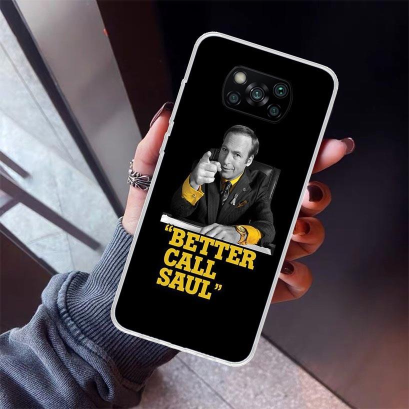 Better Call Saul TV Phone Case For Xiaomi Poco X7 X6 X5 Pro F7 Ultra Redmi 15C 15 13 13C 12 12C 10 10A 10C 9 9A 9C 9T Shell Poco