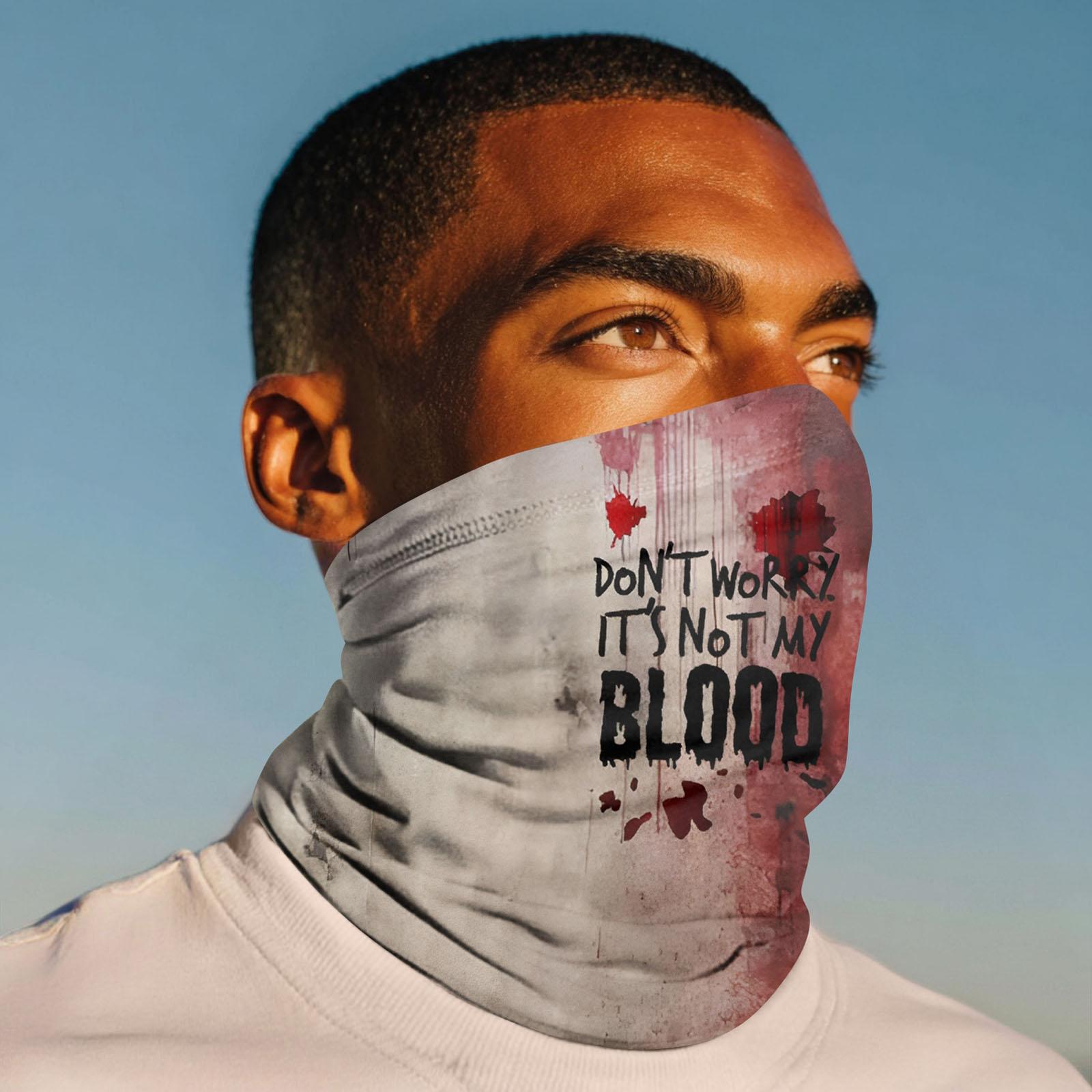 

Уличная велосипедная маска Модный принт Бандана Шарф для шеи One Size винный