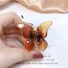 Horquilla de mariposa para mujer, garra para el pelo transparente 3D antideslizante, flequillo decorativo ligero, herramienta de peinado, accesorios para el cabello para mujer, sombreros para niños