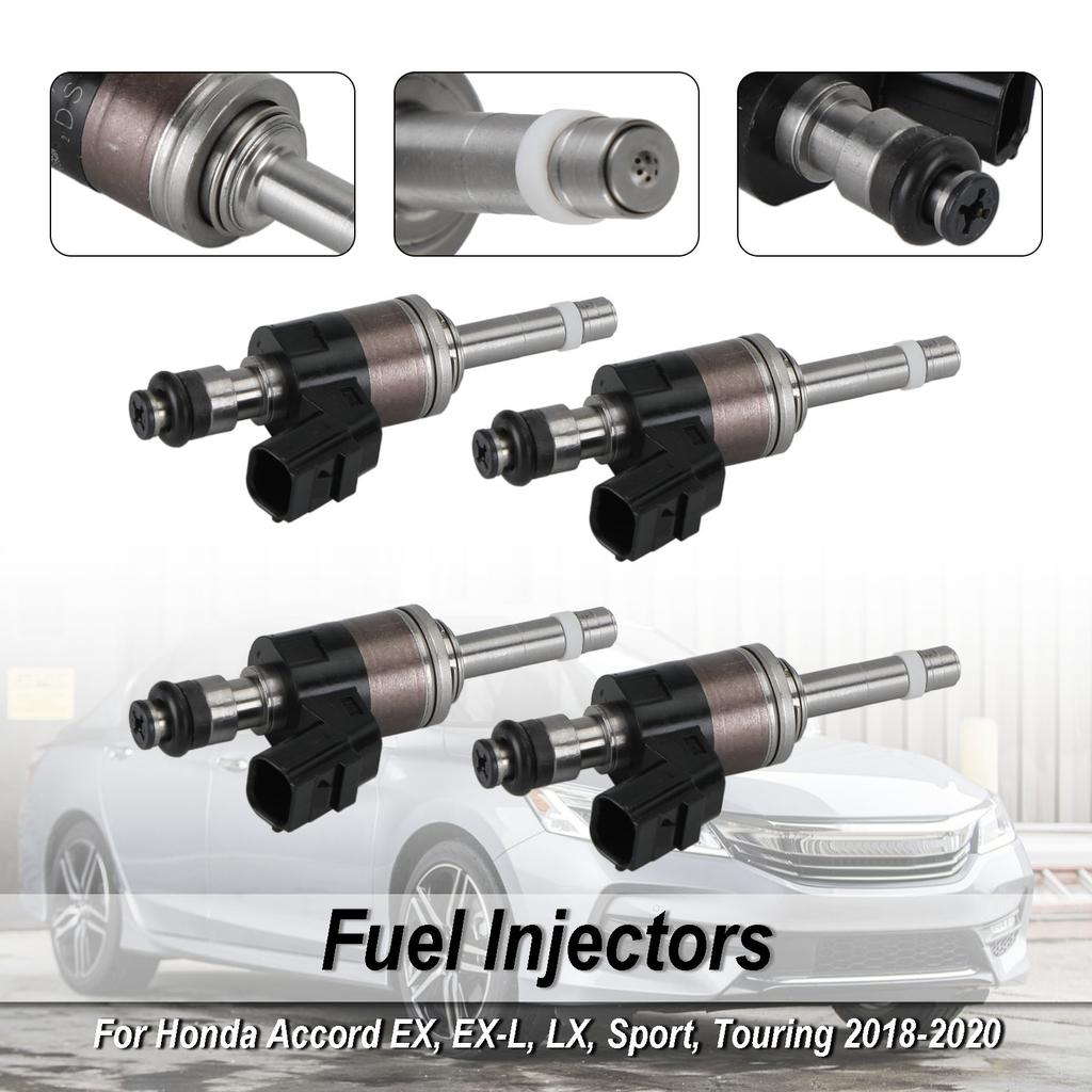 4PCS Fuel Injectors 16010-5PA-305 Fit for Honda Accord 2018-2020 CR-V 2017-2020 1.5L