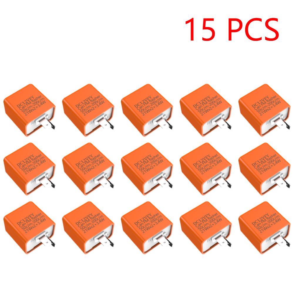 2Pin Motorcycle LED Flasher Relay Adjustable Frequency of Turn Signal Blinker Indicator Flasher Relays Moto Accessories 1-20PCS