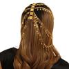 Stylish Gorgeous Gold Coin Sequined Fringed Women'S Headgear Stage Performance Accessories Sent Bridal Wedding Accessories