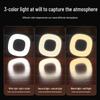 Bluetooth Single-Axis Phone Stabilizer with Selfie Light & Focus Adjustment for Outdoor Photography/Live Streaming