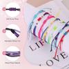 MECCANIXITY Braided Rope Bracelet Adjustable Woven String Bracelets