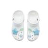 Crocs Classic Platform Clog EVA Star Entertainment Beach Travel Versatile Fashion Trend Hole Shoes Unisex White