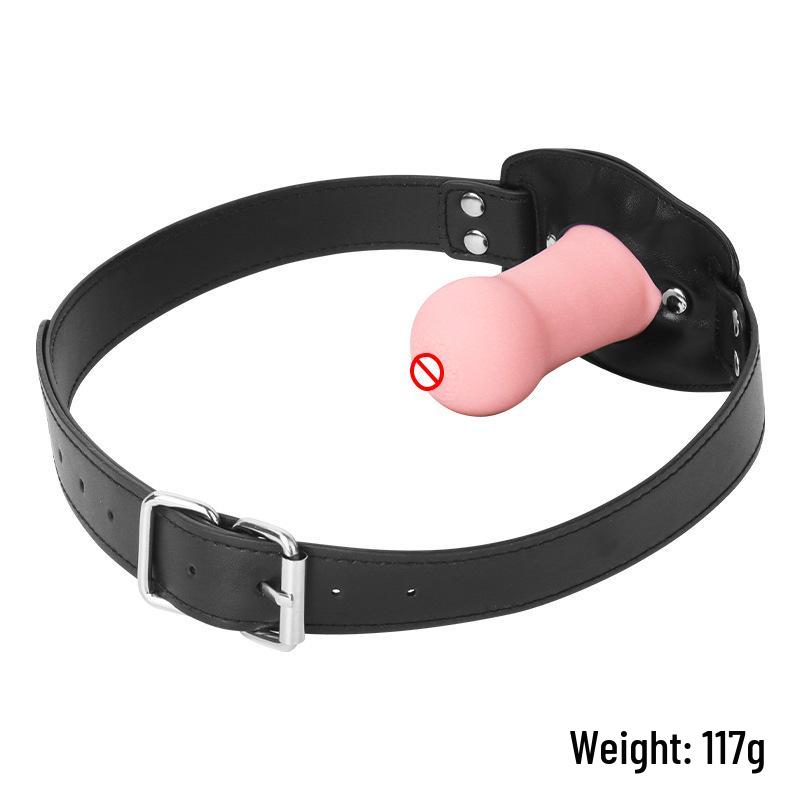 Realistic SM Silicone Gag and Binding Restraint Plug