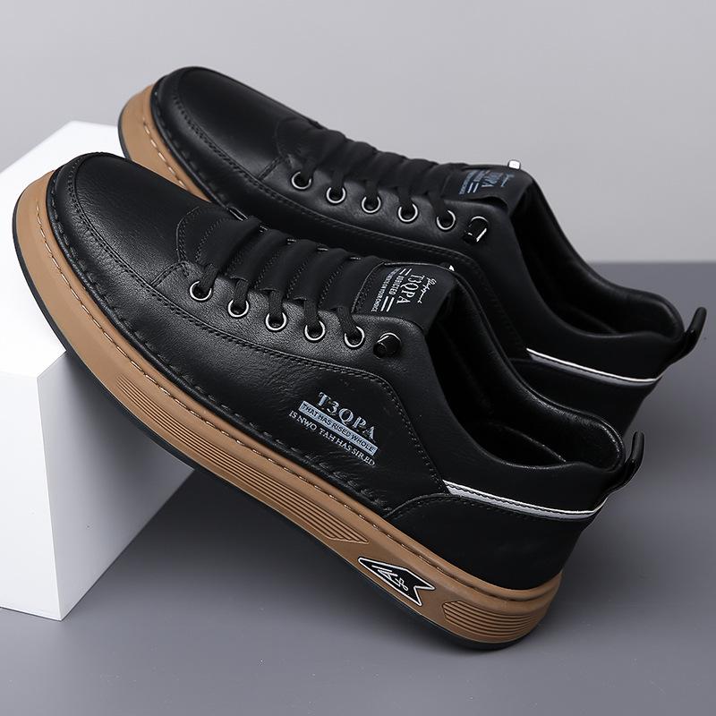 Herren Rutschfeste Atmungsaktive Canvas-Schuhe: Neue Frühling & Herbst Britischer Stil Lässige Slipper Fahrleder Schuhe