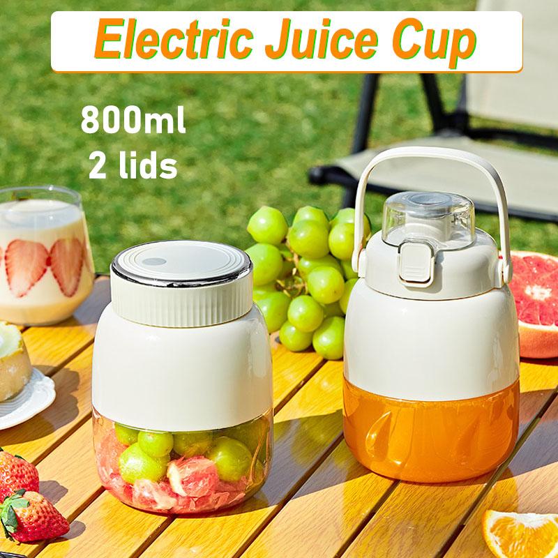 Prenosný ručný elektrický odšťavovač Ton Ton Vedro Pohár na džús Multifunkčný Študentský 800ml Kapacita na priamu konzumáciu