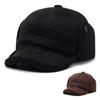 Men's Warm Lei Feng Hat with Ear Protection for Autumn & Winter - Ideal for Outdoor Leisure, Thickened, Plus Velvet, for Middle-Aged & Elderly.