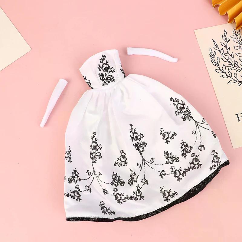 Doll Clothes Princess Dress Banquet Party Beautiful Dress Embroidery Tulle Dress For 11inch Doll