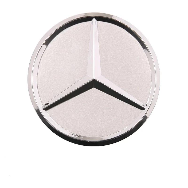 

For Mercedes Benz 4PCS 75mm Car Wheel Center Hub Caps Cover for Mercedes Benz B/C/E/S Class A Class C200L GLC GLK CLA Accessorie