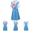 Gk-o Anime Ayanami Rei Asuka Langley Sohryu School Uniform Cosplay Costume Polyester Material Authentic To Character Look