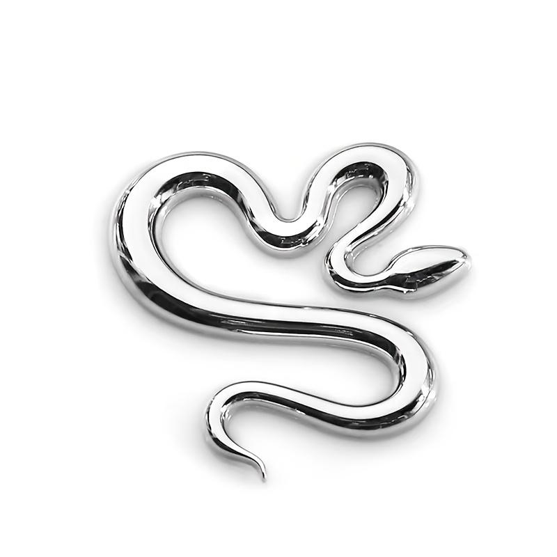 Auto Metalen Embleem Slangvormige Zijdecal Modificeerbare Waterdichte en Zonbestendige Staartembleem Voertuig Carrosserie Decoratie Sticker