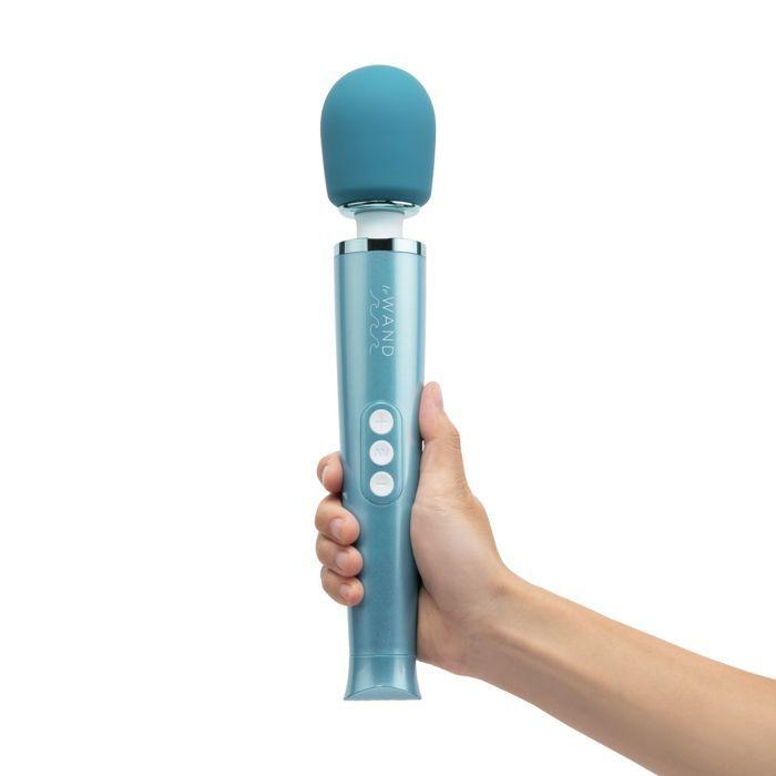 Vibromasseur - LE WAND - Dive - Étanche IPX8 - 10 vitesses - Silicone bleu